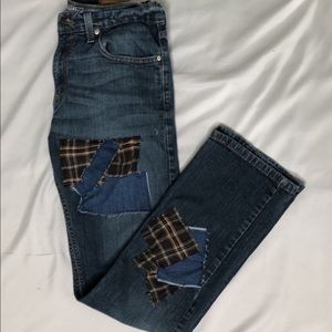 Patched Jeans